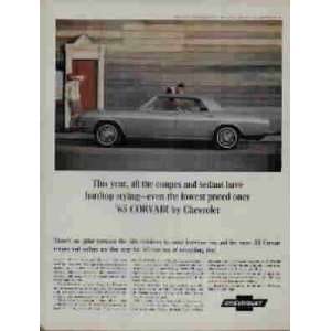  1965 Chevrolet Corvair Monza Sport Sedan Ad, A3928 
