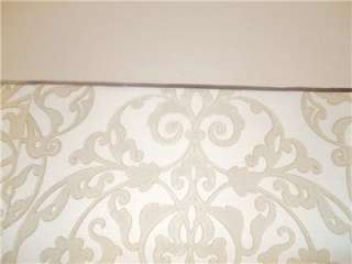 Custom made Board mounted pleated Valance Jacquard with medallions 