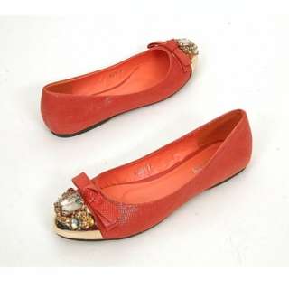   320696 Women Shoes Comfort Cute Pretty Casual Flats Oranges US  