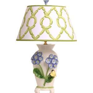  Large Blue Primula Lamp