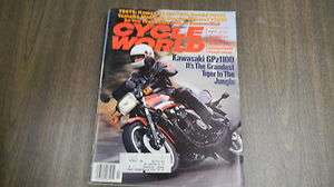 Cycle World Magazine February 1981 Kawasaki GPx1100 FREE S/H 1108E 