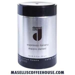  Danesi Doppio Espresso Coffee Beans 8.75oz Tin Gourmet 