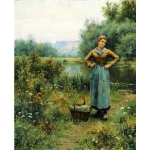   Daniel Ridgway Knight   24 x 30 inches   Girl in a 