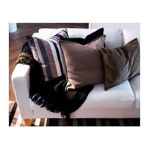 IKEA KAJSA RAND 2 Cushion Cover Grey Stripe 20x20 New  
