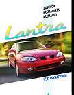 1999 Hyundai Lantra Accessories Sales Brochure German