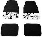 BRAND NEW BLACK FLOWER 9 PIECE CAR SEAT COVER SET items in 
