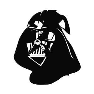 Darth Vader Die Cut Vinyl Decal Sticker   6 Black