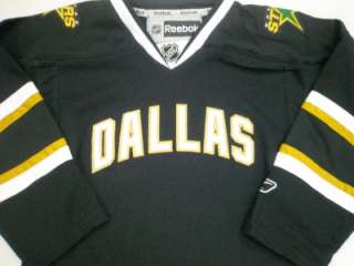 NHL Reebok Dallas Stars Youth Stitched/Premier Jersey Black *NEW 