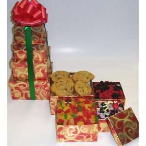   Gold Swirl Box Santas Sleigh Ride  Grocery & Gourmet Food