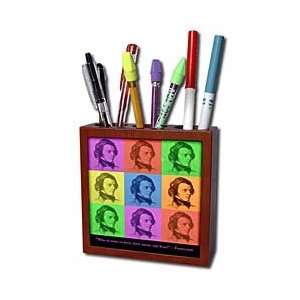   wise in love love most say least   Tile Pen Holders 5 inch tile pen