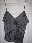 Abercrombie & Fitch Grey With Print Fashion Babydoll Top S  