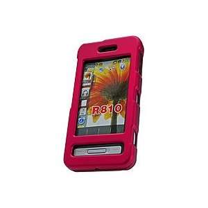   Pink Rubberized Proguard For Samsung Finesse R810 