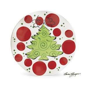  ADORE HIM TREE PLATE SET OF 4