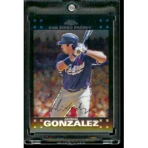  2007 Topps Chrome #65 Adrian Gonzalez San Diego Padres 