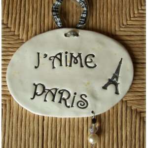  JAime Paris Ceramic Plaque by Cindy Houot