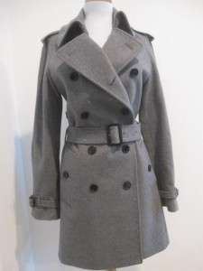 Womens Burberry London Double Breasted Coat Trench Stancross Size 6 