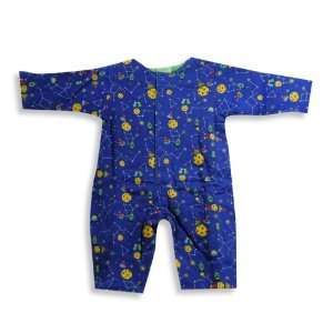 SnoPea   Newborn And Infant Boys Long Sleeve Space Coverall, Royal 