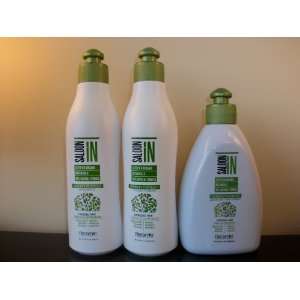 Saloon in Certified Organic Botanicals Shampoo, Conditioner & Leave on 
