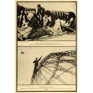   Women Zeppelin Saloniki   Original Halftone Print