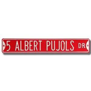  ST. LOUIS CARDINALS 5 ALBERT PUJOLS DR Authentic METAL 
