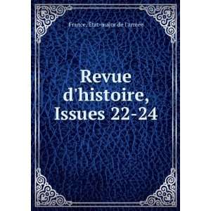   histoire, Issues 22 24 France. Ã?tat major de larmÃ©e Books
