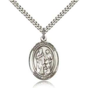  Sterling Silver St. Saint Joachim Medal 1 Pendant 