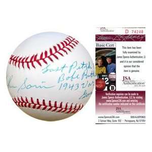  John Sain Autographed Baseball