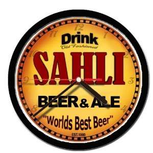  SAHLI beer and ale cerveza wall clock 