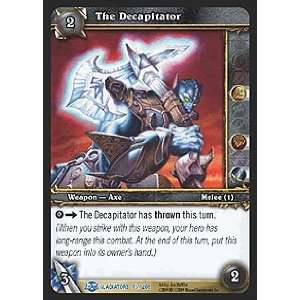   of Gladiators Single Card The Decapitator #175 Rare Toys & Games