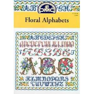  Floral Alphabets (DMC)   Cross Stitch Pattern Arts 