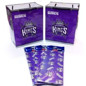 Pro Specialties Sacramento Kings Team Logo Gift Bag And Gift Wrap Set 