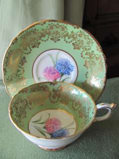 Paragon Dble Warrant Pastel Green Teacup and Saucer  
