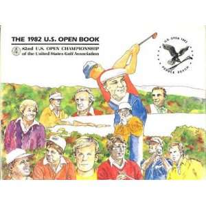  1982 US Open Book Pebble Beach Open Championship Rare   Golf 