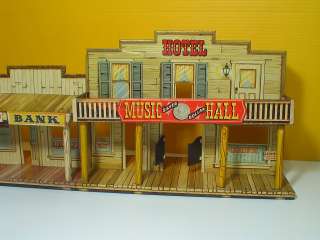 MARX ROY RODGERS MINERAL CITY TIN WESTERN PLAYSET TOWN  