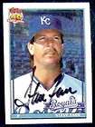 Steve Farr Kansas City Royals 1991 Topps Signed Card