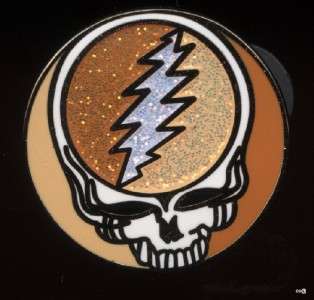 grateful dead PIN STEAL YOUR FACE metal flake F  