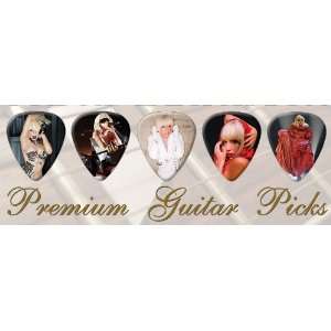  LADY GAGA Premium Guitar Picks Bronze X 5 Medium Musical 