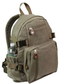 vintage backpacks olive drab mini pack olive drab washed cotton