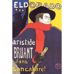  Dorado Aristide Bruant dans son Cabaret   Poster by Henri 