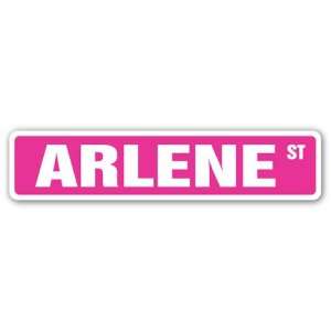  ARLENE Street Sign name kids childrens room door bedroom 