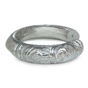  Sterling Silver Cuff Bracelet, Deities Jewelry