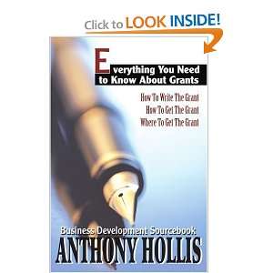   How To Get The Grant  Where To Get [Paperback] ANTHONY HOLLIS Books