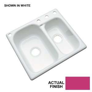  Dekor Double Basin Acrylic Topmount Kitchen Sink 33366 