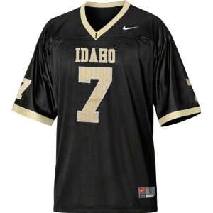 Idaho Vandals Football Jersey Nike Black #7 Replica Football Jersey 