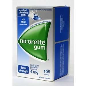  Nicorette4mg Icy Mint 105pc Box