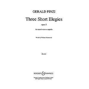    3 Short Elegies Op5 Composer Gerald Finzi