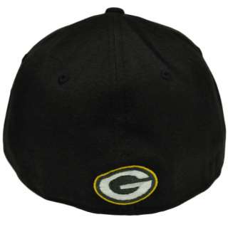   Black Flex Fit Cap Hat NFL Green Bay Packers Large 886614239100  