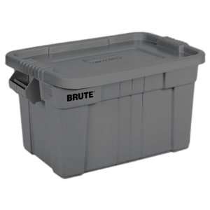  RUBBERMAID BRUTE Totes   Gray   Lot of 6