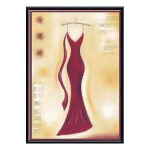   Gown II   Artist Lucy Barnard  Poster Size 26 X 18