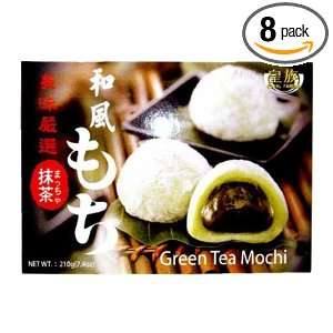 Royal Family Japanese Mochi Green Tea, 7.4 Ounce (Pack of 8)  